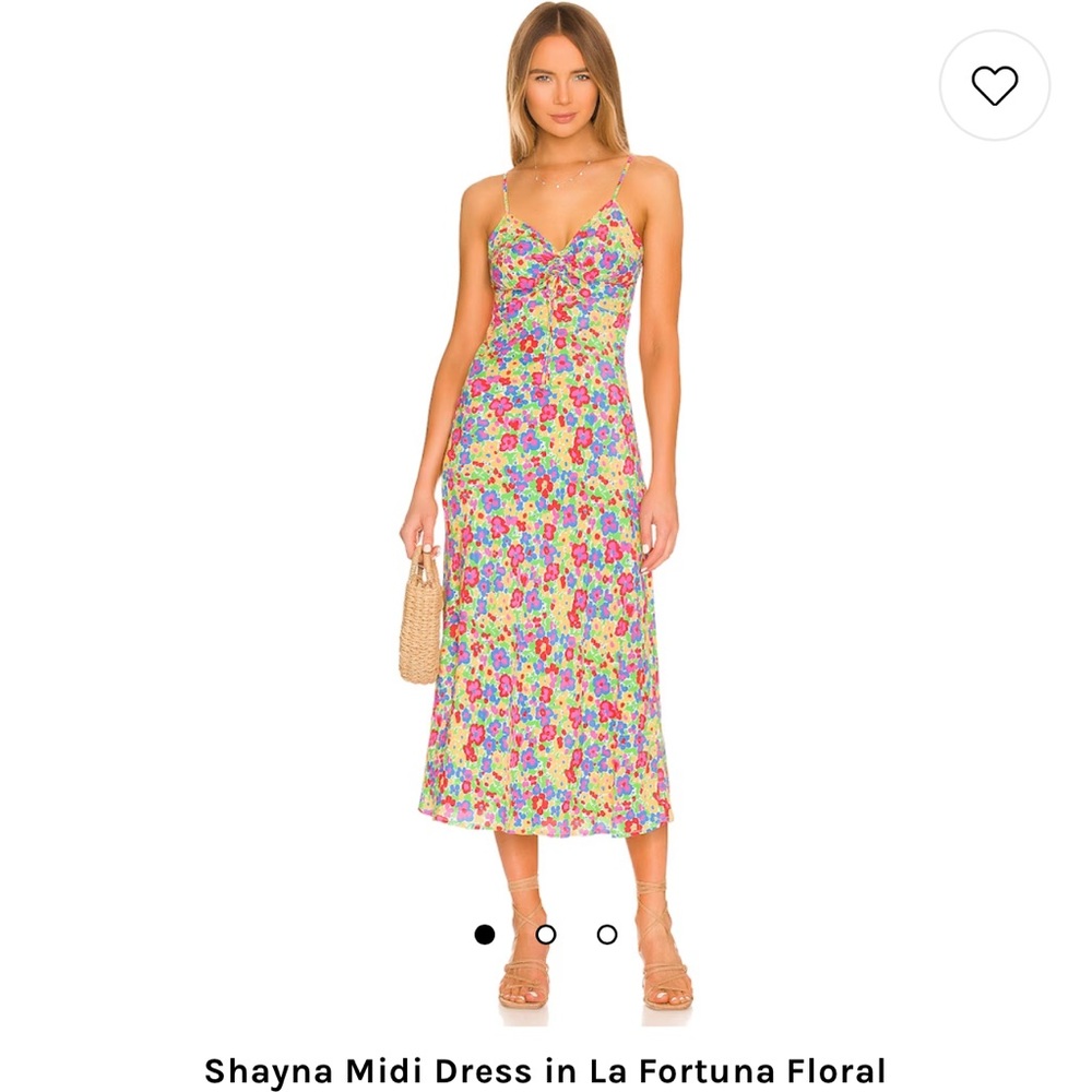 Faithfull The Brand SHAYNA MIDI DRESS in La Fortuna Floral- SIZE 6 - Picture 4 of 8